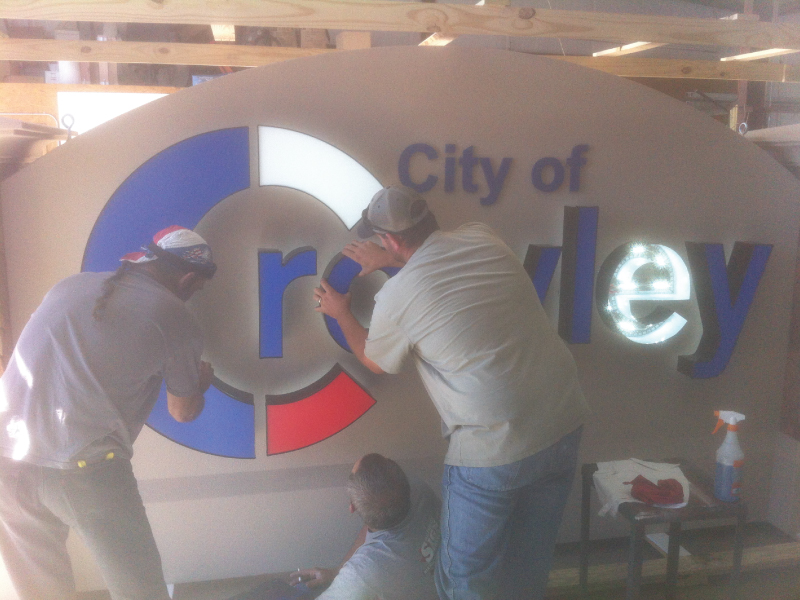 Channel Letter Installation